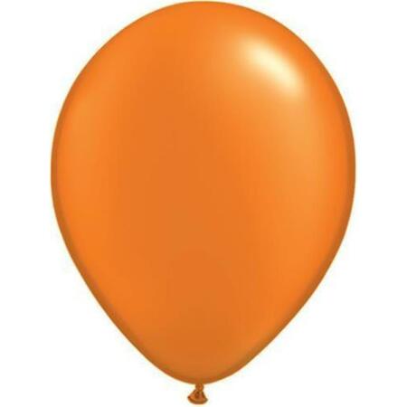 MAYFLOWER DISTRIBUTING 11 in. Latex Balloon, Pearl Mandarin Orange 8843